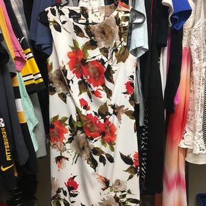 Floral print dress